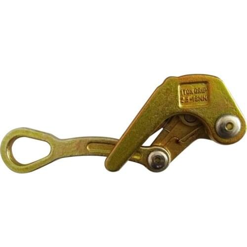 Non-Slip Tightening Wire Rope 2.5-16mm Jaw 1 Ton Multifunctional Haven Clamp Electricity Cable Grip Mini Carbon Steel Tool