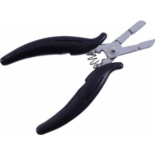 Professional Hair Extension Pliers Non-slip Handle Stainless Steel Clamp Pliers Microring Opener Tool Micro Beads Hair