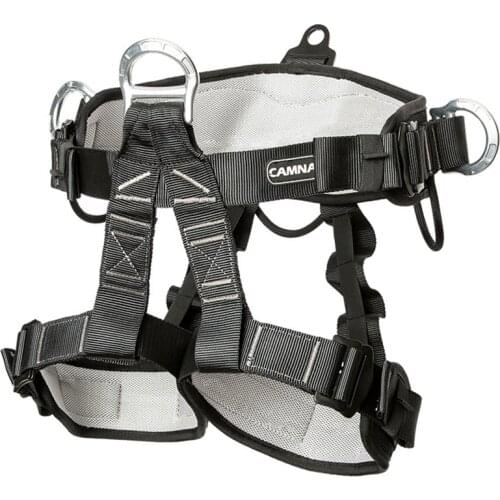 Top!-CAMNAL Camping Safety Belt 22KN Rock Climbing Outdoor Expand Training Half Body Harness Protective Supplies Survival Equipm