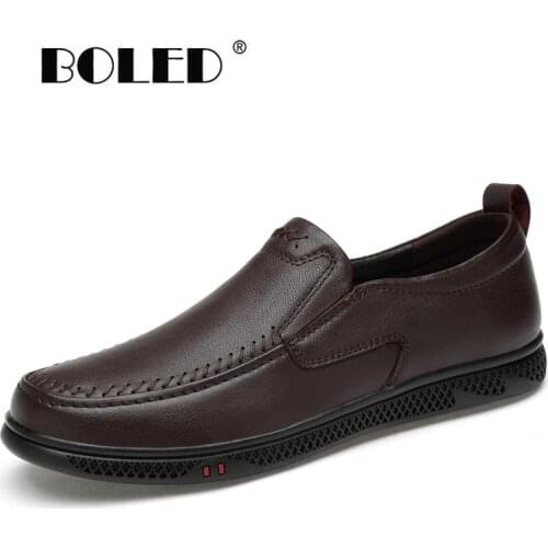 Genuine Leather Men Shoes Comfortable Casual Shoes Men Footwear Chaussures Flats Slip On Driving Shoes Zapatos Hombre