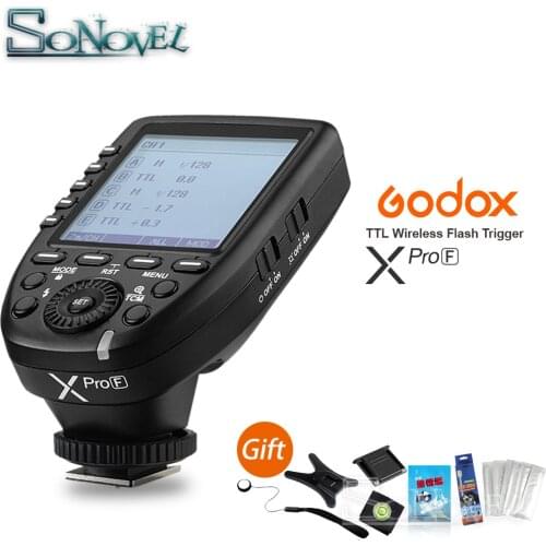 In Stock Godox Xpro-F 2.4G 1/8000s High-speed sync TTL Wireless Flash Trigger for Fuji X-Pro2,X-T20,X-T2,X-T1,X-Pro1,X-T10,X-A3