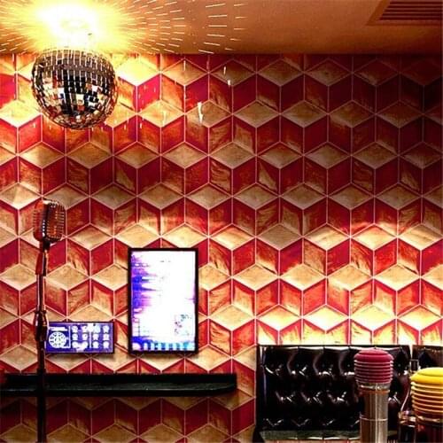 Wellyu KTV3d three-dimensional personality fashion flash wall cloth bar hotel fancy dance hall box theme room wallpaper