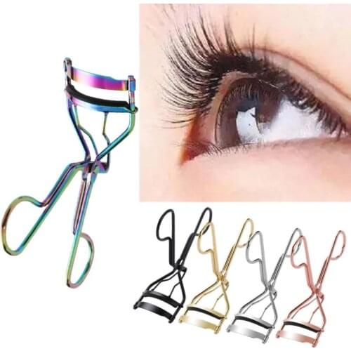 1 Piece Protable Colorful Eyelashes Curler Tweezer Curling Eye Lashes Clip Cosmetic Beauty Makeup Tool eyelash curler