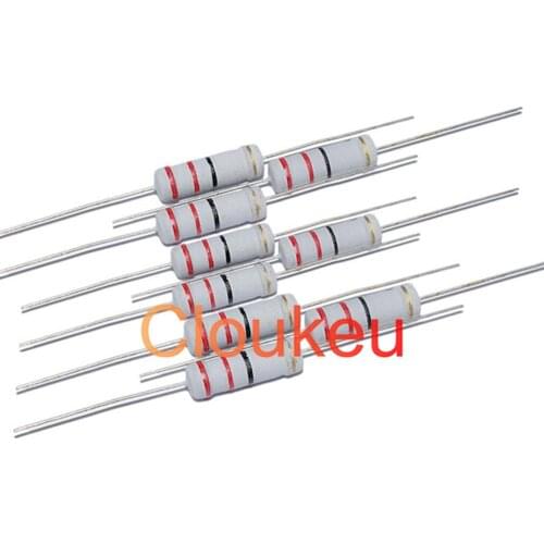 3W 5% Color ring Wirewound fuse resistance KNP 1R 2.2R 3.3R 4.7R 10R 22R 30R 33R 47R 51R 100R Ohm