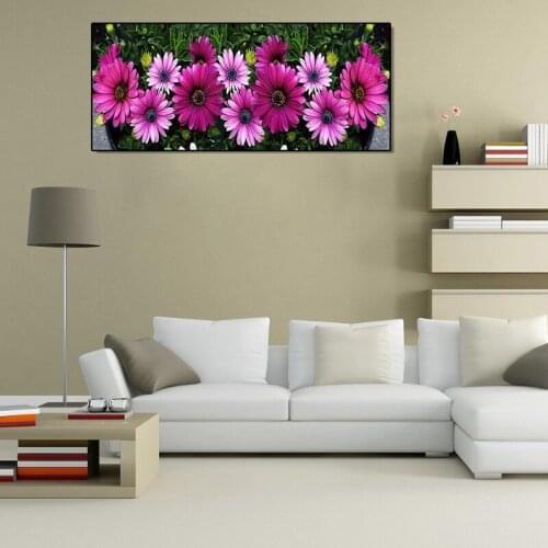 Flowers 5D Full Drill Diamond Painting Embroidery Cross Stitch Kits DIY Rhinestone Crystal Home Decoration