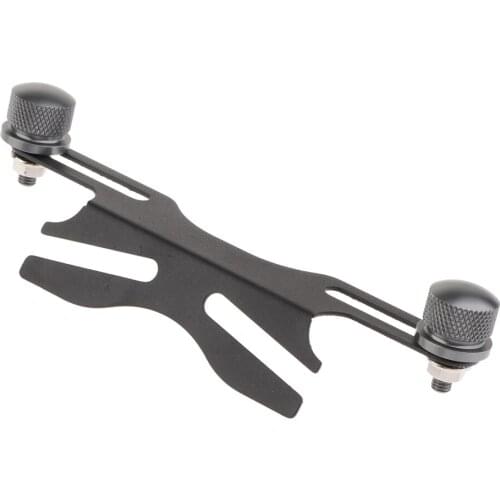 Aluminum Alloy Motorbike ATV Rear License Plate Holder Mount Bracket - Titanium