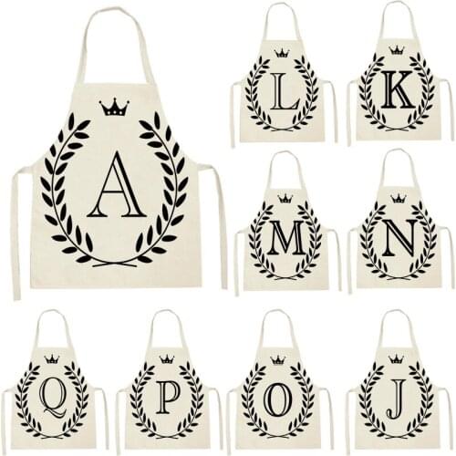 Apron Kids Apron Kitchen Household Item Letters Print Apron Adult Hair Apron 55-68cm Apron Custom Logo Kitchen Supplie Tablier