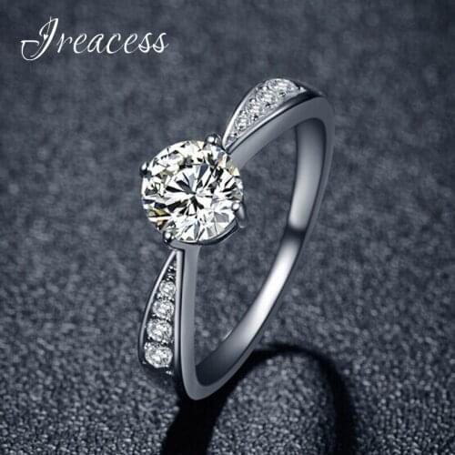 IREACESS Rings With Cubic Zirkonia For Women