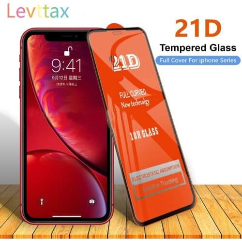 50pcs 21D For i12 Wholesale Screen Protector For iPhone 12 Mini 11 Pro Max XS X 8 7 6 Full Coverage Curved Tempered Glass Film