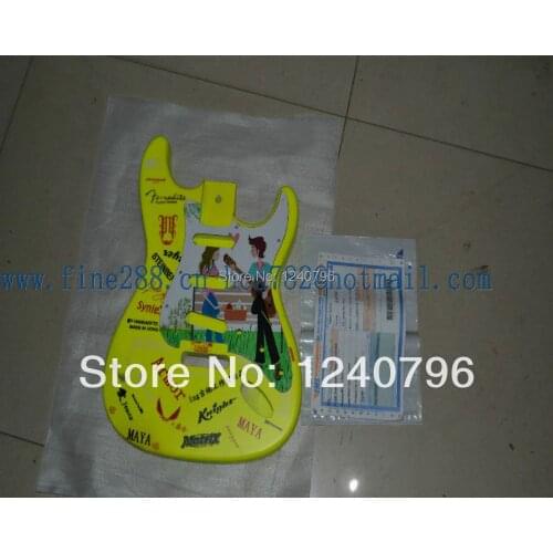 Wholesale and retail electric guitar body f-1569+softcase+not free shipping