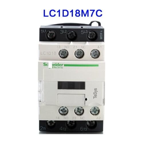 Electrical LC1D18M7C Q7C coil 220VAC contactor relay TeSys D 3P 18A 1NO + 1NC load standard LC1D