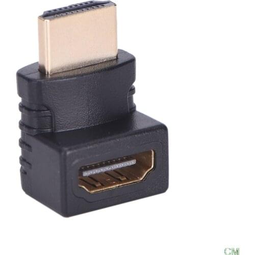 HOT 270 Degree Right Angled Connector HDMI-compatible A Male to Female Cable Coupler Adaptor For HDTV