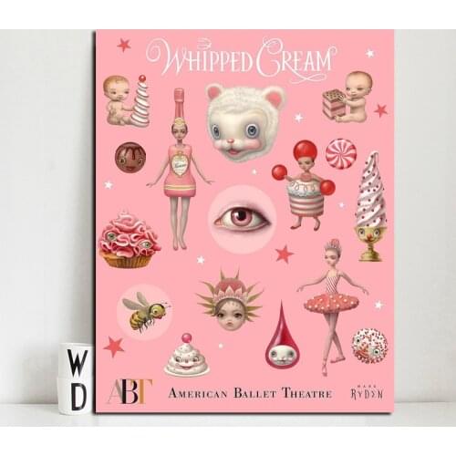 Mark Ryden Whipped Cream Wall Art Canvas Posters Prints Painting Wall Pictures For Kids Room Living Room Home Decor Artwork HD