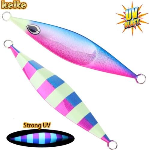 Slow Metal jig/Japan jig/jig with UV/Micro casting jig/Spoon jig/Artificial bait Lead fish/Jigging/Vertical jig/Slow falling jig