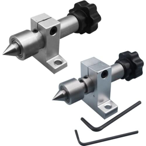 Woodworking Micro Buddha Bead Pin Rotary Thimble Lathe Drilling Tail Seat Live Lathe Center Head With Thimble Drill