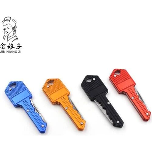 Mini Folding Blade Key Knife Outdoor Camping Survival Knife Multi Purpose Tactical Knife Blade Creative Gift Knife