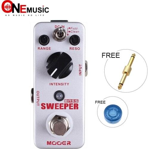 Mooer Sweeper Bass Dynamic envelope filter Effect Guitar Pedal for bass guitar True Bypass with Gold Pedal Connector MOOER knob