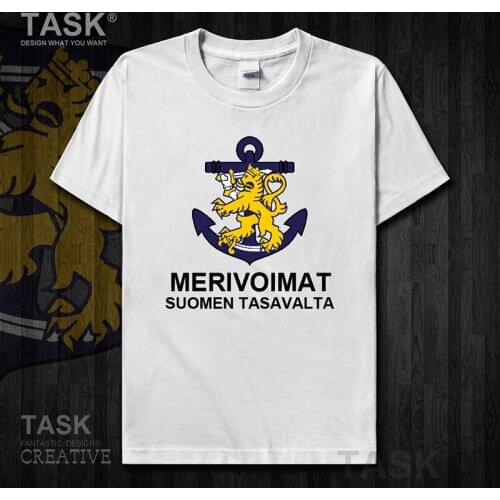 Navy Finland FIN FI Suomi Finnish Finn Short sleeve clothes country Army Tactical Military mens t shirt new Tops summer 01