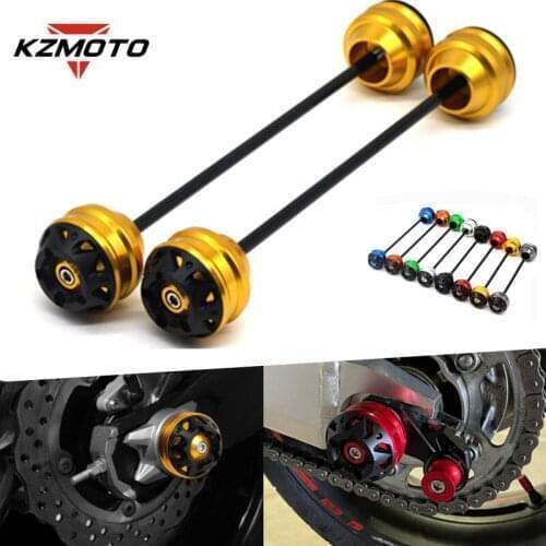 Motorcycle Front & Rear Axle Sliders Fork Wheel Protection Crash Pad For DUCATI MULTISTRADA 821 Multistrada821 2013 2014 2015