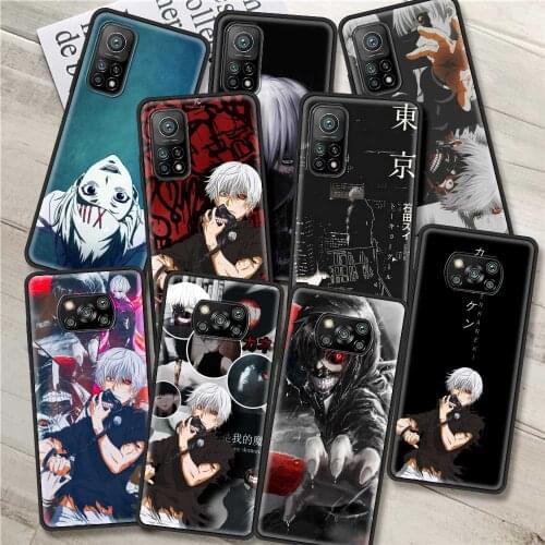 Shockproof Case for Xiaomi Mi Poco X3 NFC 10T Pro 9T M3 Note 10 Lite F3 11 F1 CC9 A2 9 Soft Phone Cover Tokyo Ghoul Anime Shell
