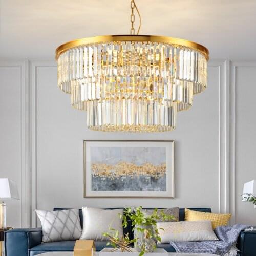 Luxury Gold Shade Wine Glass Krystal Kristal Crystal LED Chandelier Lighting Luxury Modern Design Pendant Light for Dining Table