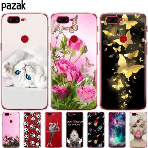 Silicon Case For Oneplus 5T 5 3 Colored Drawing Ultra-Thin back Phone Cases Cover For One Plus 5T 5 3 painting protective coque