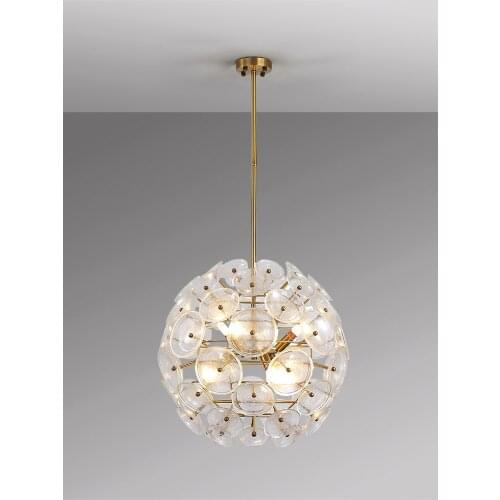 Modern living room chandelier simple creative bedroom crystal lamp designer model room Nordic luxury dining room lamps