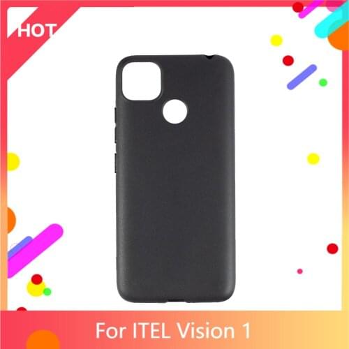 Vision 1 Case Matte Soft Silicone TPU Back Cover For ITEL Vision 1 Phone Case Slim shockproof