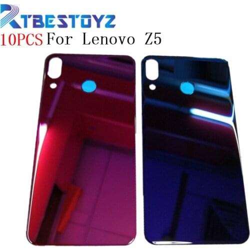 10PCS/Lot Original For Lenovo Z5 Battery Housing Cover Glass Back case Rear Door Parts For Lenovo Z5 L78011 L78012 With logo