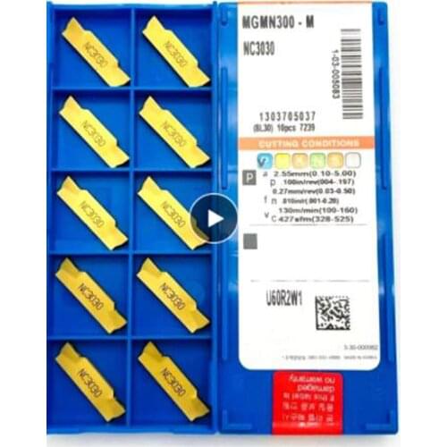 MGMN150 MGMN200 MGMN250 MGMN300 MGMN400 MGMN500 MGMN600 NC3020 / 3030 / PC9030 Slotted Cutting Carbide Blade Lathe Tool Tungs