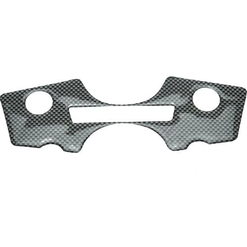 3D Carbon Fiber Upper Triple Yoke Protector Decal Case For Suzuki HAYABUSA GSXR1300 1999-2007 Motorcycle Tank Pad Sticker