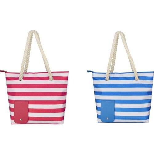 Promotion! Wine Ice Bag with Inner Insulated Compartment Portable Large Capacity Beach Tote Handbag for Outdoor Beach Party