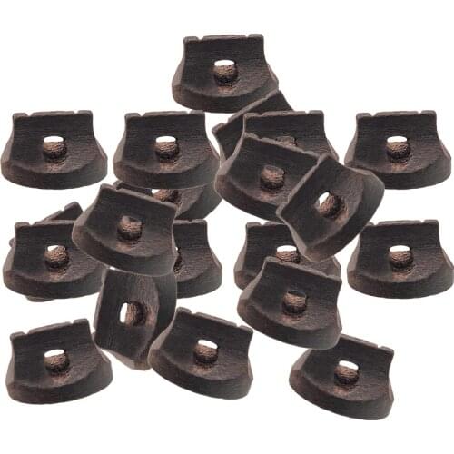 20 Pieces Chinese Erhu Wooden Bridge Musical Instrument Parts Accessories
