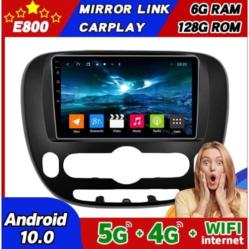 6GB Ram 128GB Rom Car Radio For Kia Soul 2013 2019 GPS NAVIGATION Android 10 Multimedia Video Player Autoradio Bluetooth Stereo
