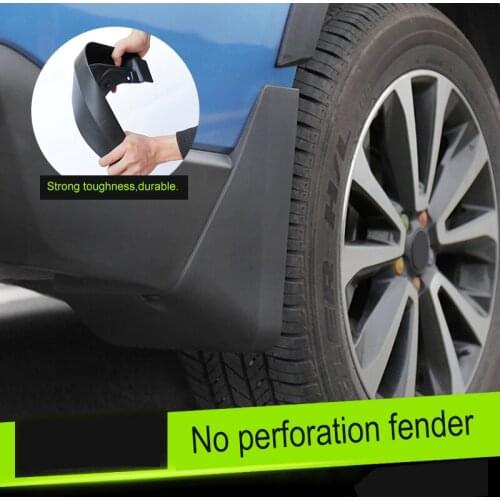 QHCP Car Mud Flaps Auto Splash Mudguards Fender Flares Front Rear For Subaru Forester 2013-2018 2019 Outback 2015-2019 4Pcs/Set