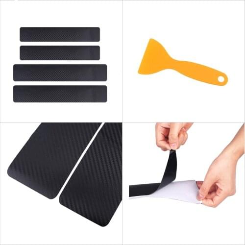 Car styling threshold carbon fiber sticker for Volvo S40 S60 S80 XC60 XC90 V40 V60 C30 XC70 V70