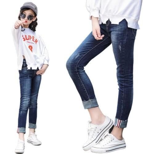 Джинсы для подростков девочек Bangbangxing China At AliExpress
