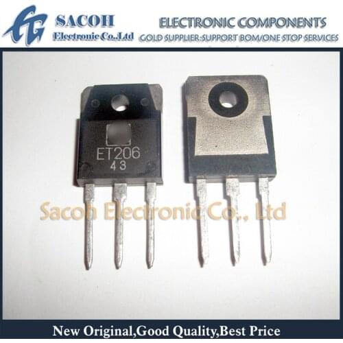 Free Shipping 10Pcs ET206 or ET191 or ET190 TO-3P 10A 850V TRIPLE DIFFUSED PLANER TYPE