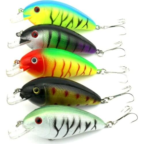Big Sale 5pcs New Crankbait Fishing Lures Artificial Crank Fishing Tackle Hard Plastic Lure Pesca Fishing Wobbler 8.5cm 15.2g