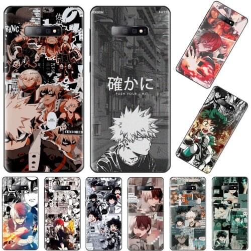 My Hero Academia Deku Cover Custom Soft Phone Case For Samsung Galaxy S5 S6 S7 S8 S9 S10 S10e S20 edge plus lite