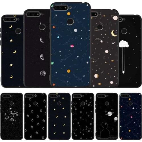 Black black Silicone Phone Case For honor 30 20 Pro 8 8X 9 10 20 Lite Mate 10 20 30 Lite Pro cover