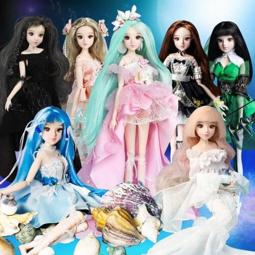 DBS MMGirl Blyth bjd dolls 12 Constellation Series 35cm Joint body doll set of toys girl gift for children 1/6 doll