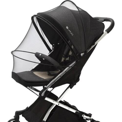 Zipper type fly protection accessories childrens crib summer mesh carriage full cover mosquito net baby stroller trolley