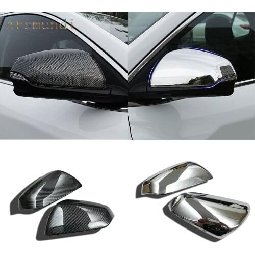 For Chevrolet Equinox 2018-2021 ABS Triple Chrome Side Door Mirror Cover Trim car styling
