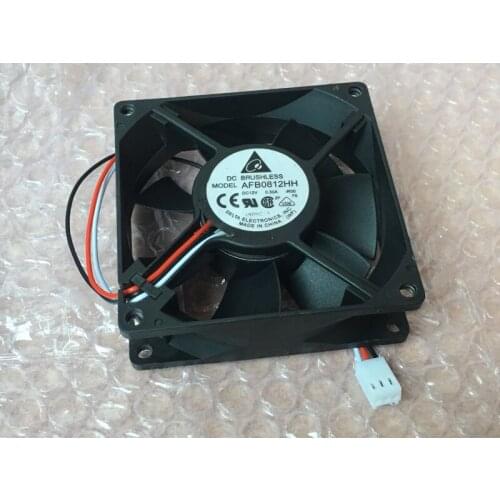 DELTA AFB0812HH 8025 80x80x25mm 8cm DC 12V 0.3A Two Ball Bearing Server Fan