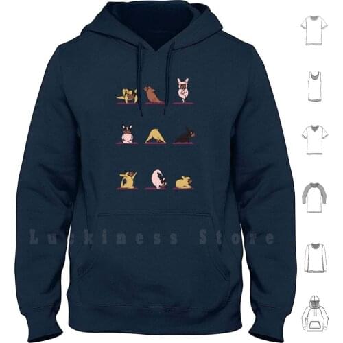 Frenchie Yoga hoodies long sleeve Frenchie Yoga French Bulldog Bulldog