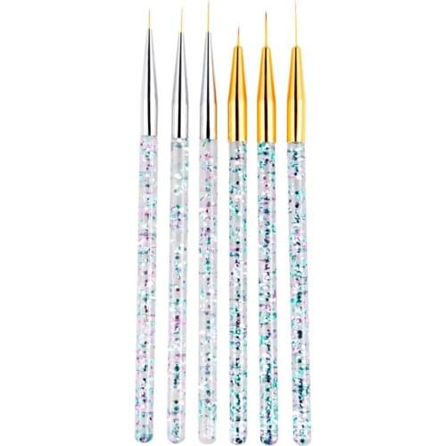3pcs/Set Nail Drawing Dotting Pencil Sets Liner Carved Nail Dotting Pencil Manicure Painting Pens Fine for Nail Salon