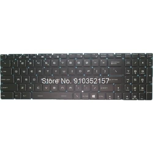 GL75 Keyboard For MSI GL75 Leopard 9SC 9SCK 9SDK 9SE 9SFK 9SGK MS-17E4 MS-17E5 GL75 10SC 10SD 10SDK 10SE 10SF MS-17E7 MS-17E8