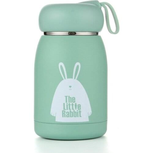 Creative 304 Stainless Steel Child Thermos Cup New Lovely Portable Gift Student Water Bottles Coffee Thermos