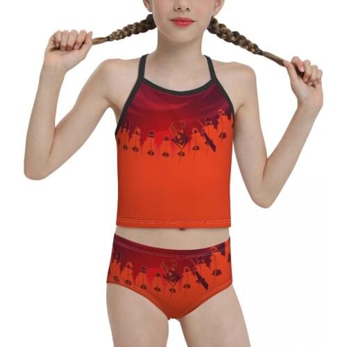 2021 Anime Manga swimming suit for junior high school Girl Print Akatsuki (13) Bikini Wholesale Brand for Children Girl